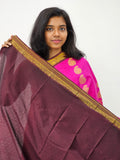 Kanchipuram Blended Mini Bridal Silk Sarees 122