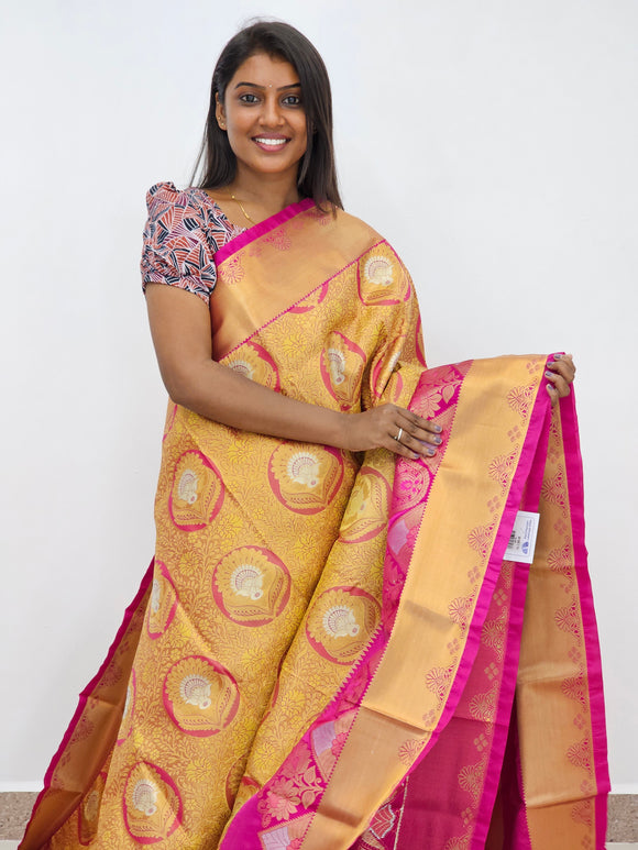 Kanchipuram Blended Mini Bridal Silk Sarees 157