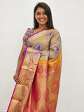 Kanchipuram Blended Mini Bridal Silk Sarees 160