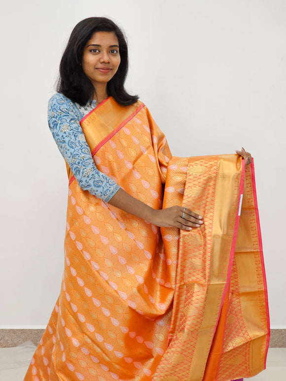Kanchipuram Blended Mini Bridal Silk Sarees 180