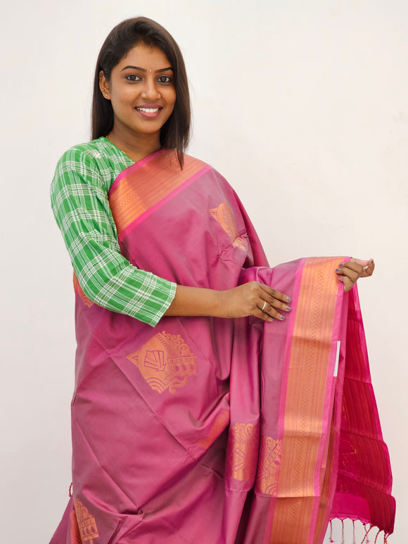 Kanchipuram Blended Mini Fancy Silk Sarees 014