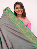 Kanchipuram Blended Mini Fancy Silk Sarees 062