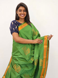 Kanchipuram Blended Mini Fancy Silk Sarees 065