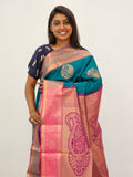 Kanchipuram Blended Mini Fancy Silk Sarees 067