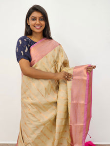 Kanchipuram Blended Mini Fancy Silk Sarees 068