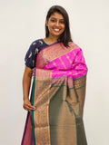 Kanchipuram Blended Mini Fancy Silk Sarees 072