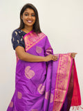 Kanchipuram Blended Mini Fancy Silk Sarees 077