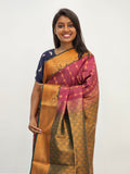 Kanchipuram Blended Mini Fancy Silk Sarees 084