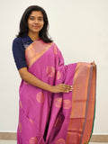 Kanchipuram Blended Mini Fancy Silk Sarees 124