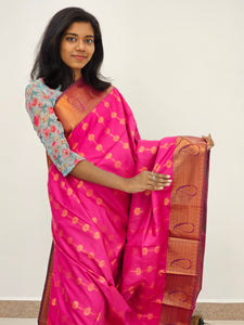 Kanchipuram Blended Mini Fancy Silk Sarees 133