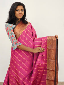 Kanchipuram Blended Mini Fancy Silk Sarees 140