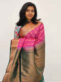 Kanchipuram Blended Mini Fancy Silk Sarees 140