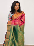 Kanchipuram Blended Mini Fancy Silk Sarees 150