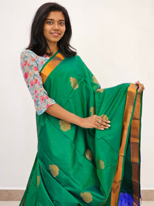 Kanchipuram Blended Mini Fancy Silk Sarees 162