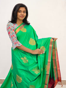 Kanchipuram Blended Mini Fancy Silk Sarees 172