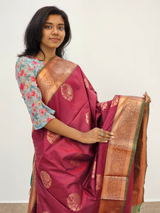 Kanchipuram Blended Mini Fancy Silk Sarees 190