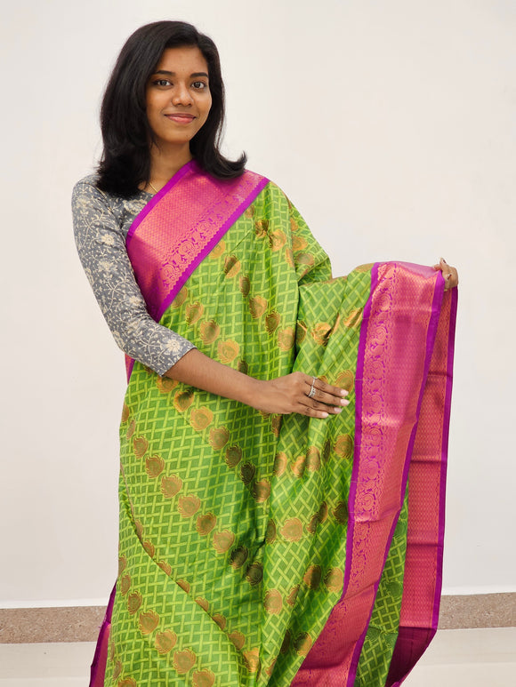 Kanchipuram Blended Mini Fancy Silk Sarees 262