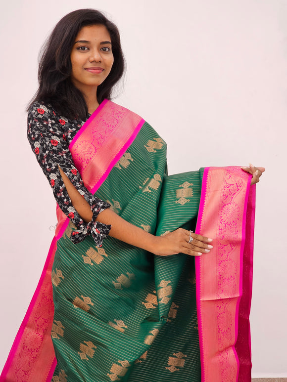 Kanchipuram Blended Mini Fancy Silk Sarees 296