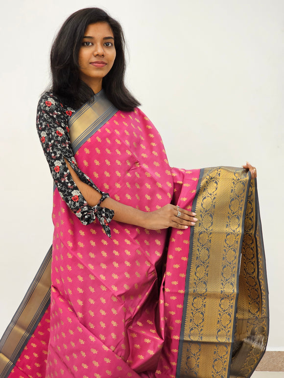 Kanchipuram Blended Mini Fancy Silk Sarees 329