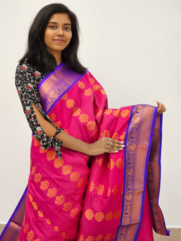 Kanchipuram Blended Mini Fancy Silk Sarees 330