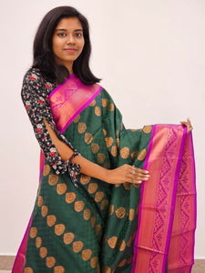 Kanchipuram Blended Mini Fancy Silk Sarees 339