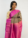 Kanchipuram Blended Mini Fancy Silk Sarees 428