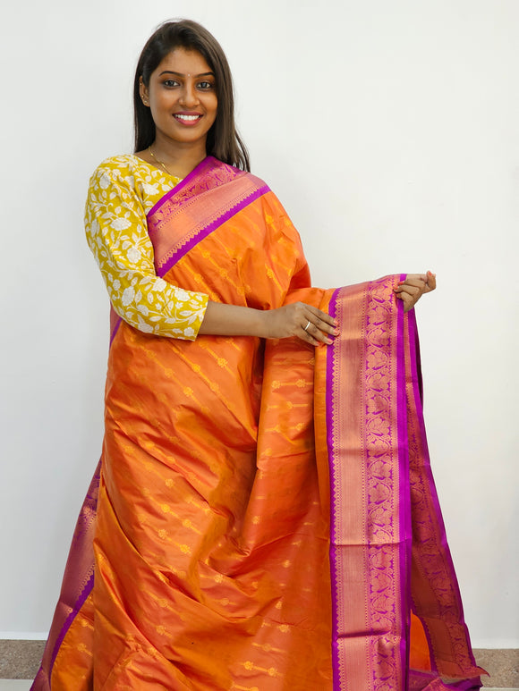 Kanchipuram Blended Mini Fancy Silk Sarees 439