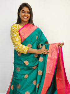 Kanchipuram Blended Mini Fancy Silk Sarees 441