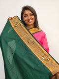 Kanchipuram Blended Mini Fancy Silk Sarees 445