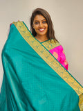 Kanchipuram Blended Mini Fancy Silk Sarees 447