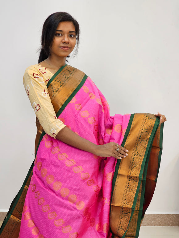 Kanchipuram Blended Mini Fancy Silk Sarees 474