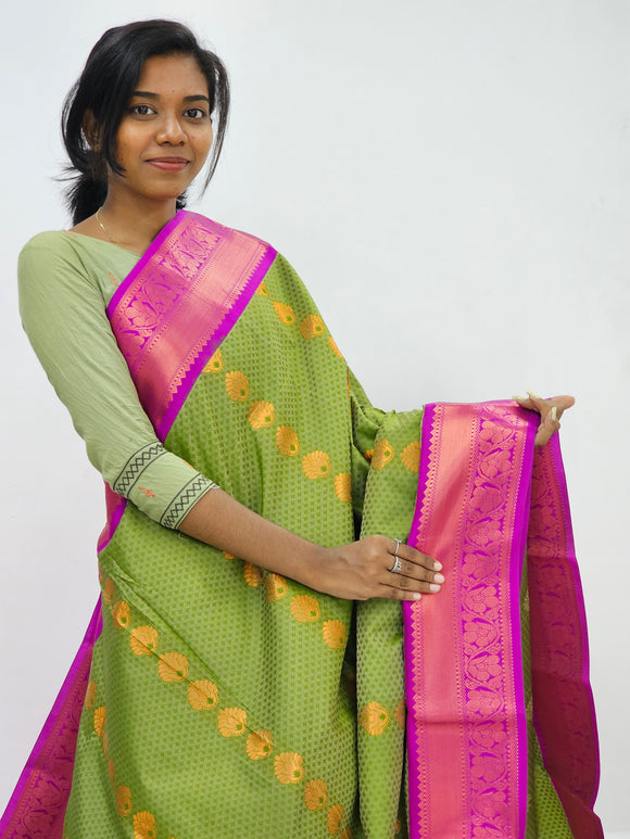 Kanchipuram Blended Mini Fancy Silk Sarees 506