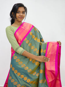 Kanchipuram Blended Mini Fancy Silk Sarees 509