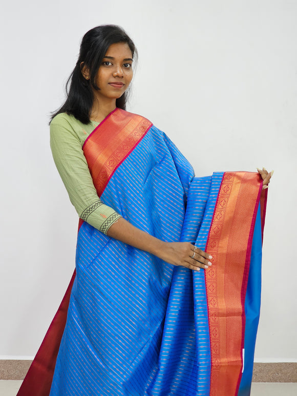 Kanchipuram Blended Mini Fancy Silk Sarees 524