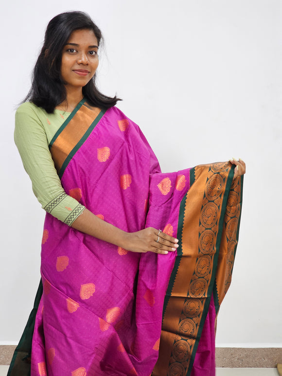 Kanchipuram Blended Mini Fancy Silk Sarees 545