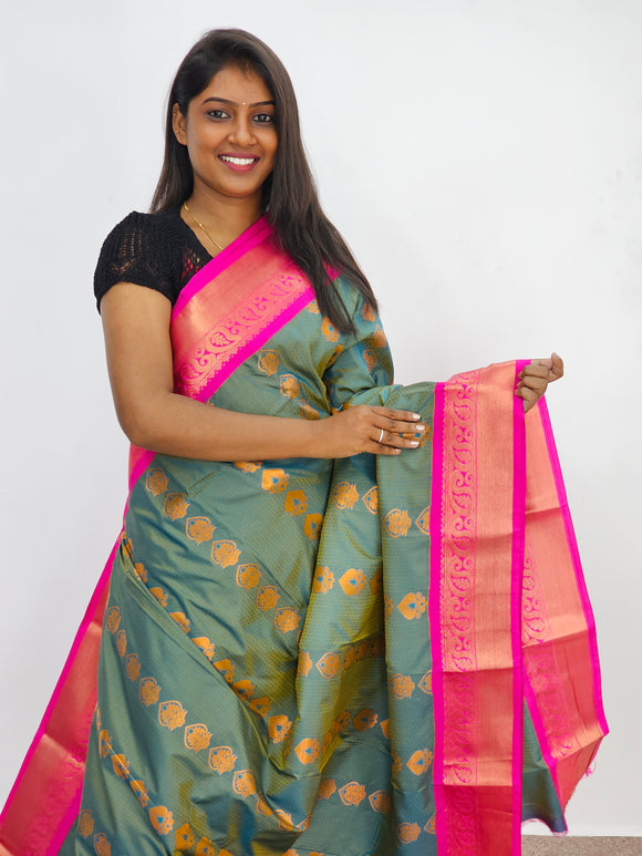 Kanchipuram Blended Mini Fancy Silk Sarees 548