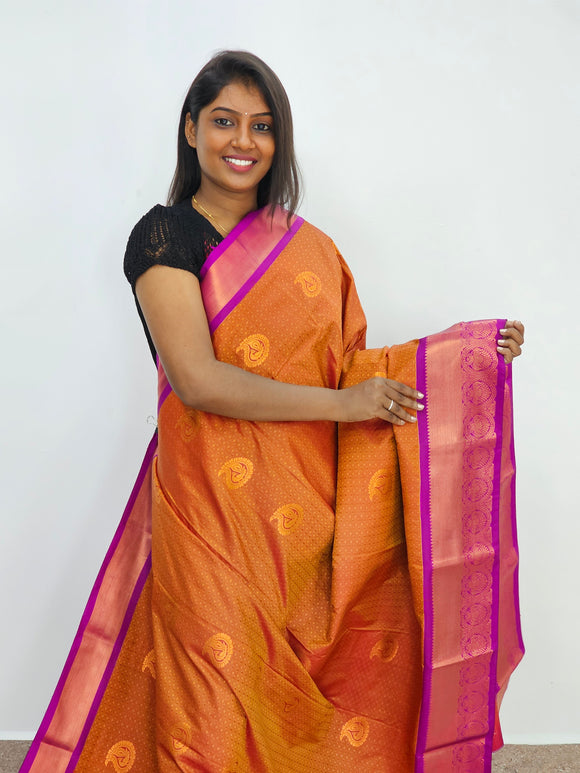 Kanchipuram Blended Mini Fancy Silk Sarees 554