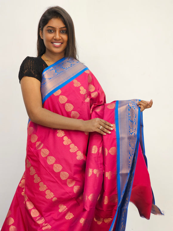 Kanchipuram Blended Mini Fancy Silk Sarees 558