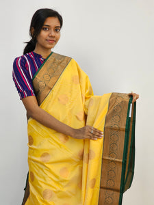 Kanchipuram Blended Mini Fancy Silk Sarees 573