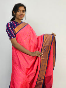 Kanchipuram Blended Mini Fancy Silk Sarees 587