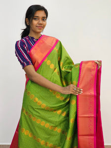 Kanchipuram Blended Mini Fancy Silk Sarees 595