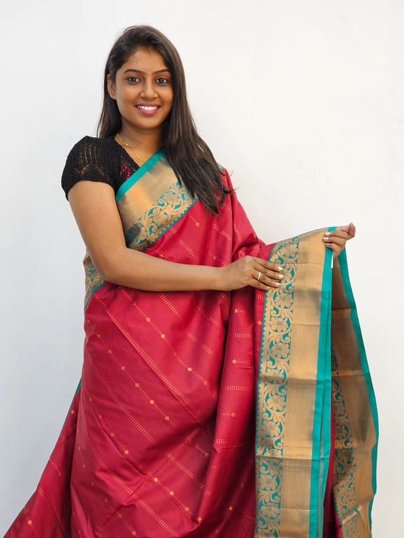 Kanchipuram Blended Mini Fancy Silk Sarees 597