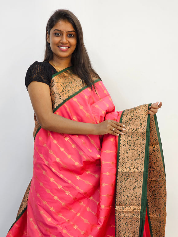 Kanchipuram Blended Mini Fancy Silk Sarees 600