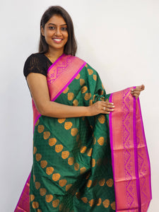 Kanchipuram Blended Mini Fancy Silk Sarees 604