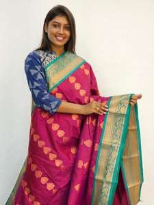 Kanchipuram Blended Mini Fancy Silk Sarees 635