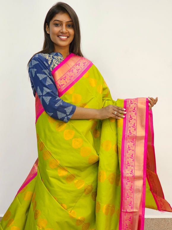 Kanchipuram Blended Mini Fancy Silk Sarees 641