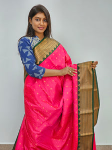 Kanchipuram Blended Mini Fancy Silk Sarees 651