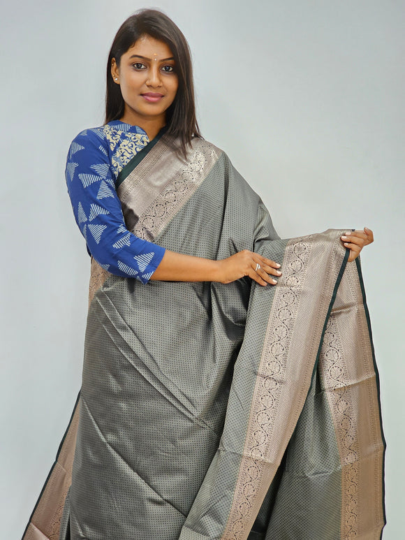 Kanchipuram Blended Mini Fancy Silk Sarees 668