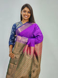 Kanchipuram Blended Mini Fancy Silk Sarees 689