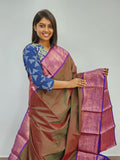 Kanchipuram Blended Mini Fancy Silk Sarees 698